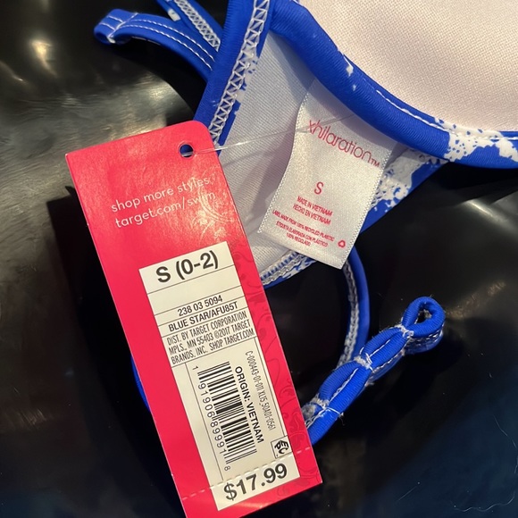 NWT Red White & Blue Bikini Top - Picture 7 of 7